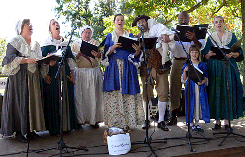 Colonial Revelers entertain patrons at the Friends Fall Festival at Downingtown Friends Meeting, Downingtown, Pa.