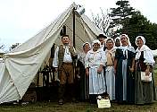 Colonial Revelers at the Tavern.