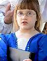 One of the younger Colonial Revelers sings her heart out at the Friends Fall Festival at Downingtown Friends Meeting, Downingtown, Pa.